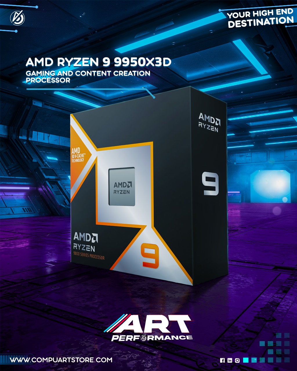 ArtPerformance StreamCore X – Ryzen 9 9950X3D & RTX 5080